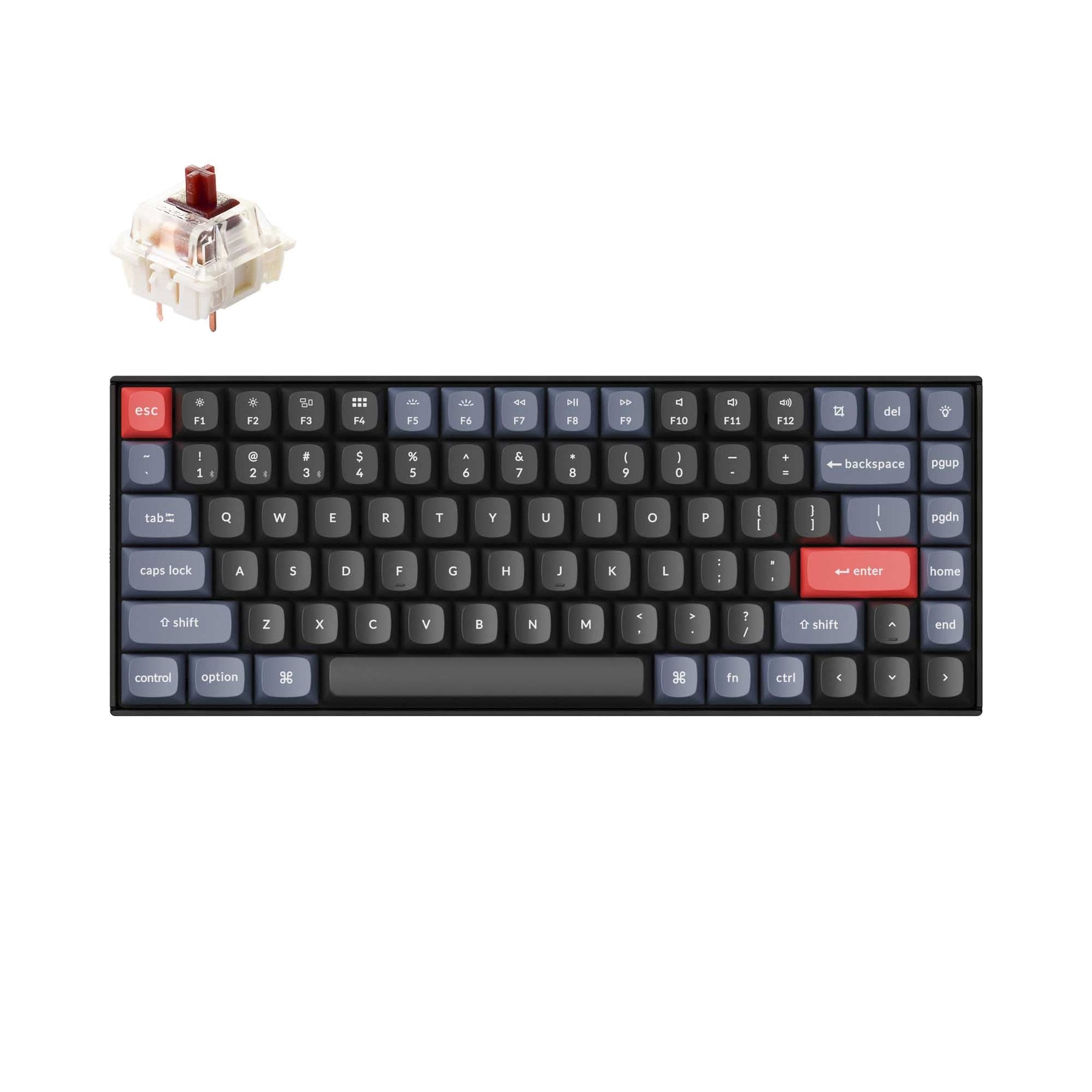 Keychron K2 Pro QMK/VIA Wireless Mechanical Keyboard (US ANSI Layout)