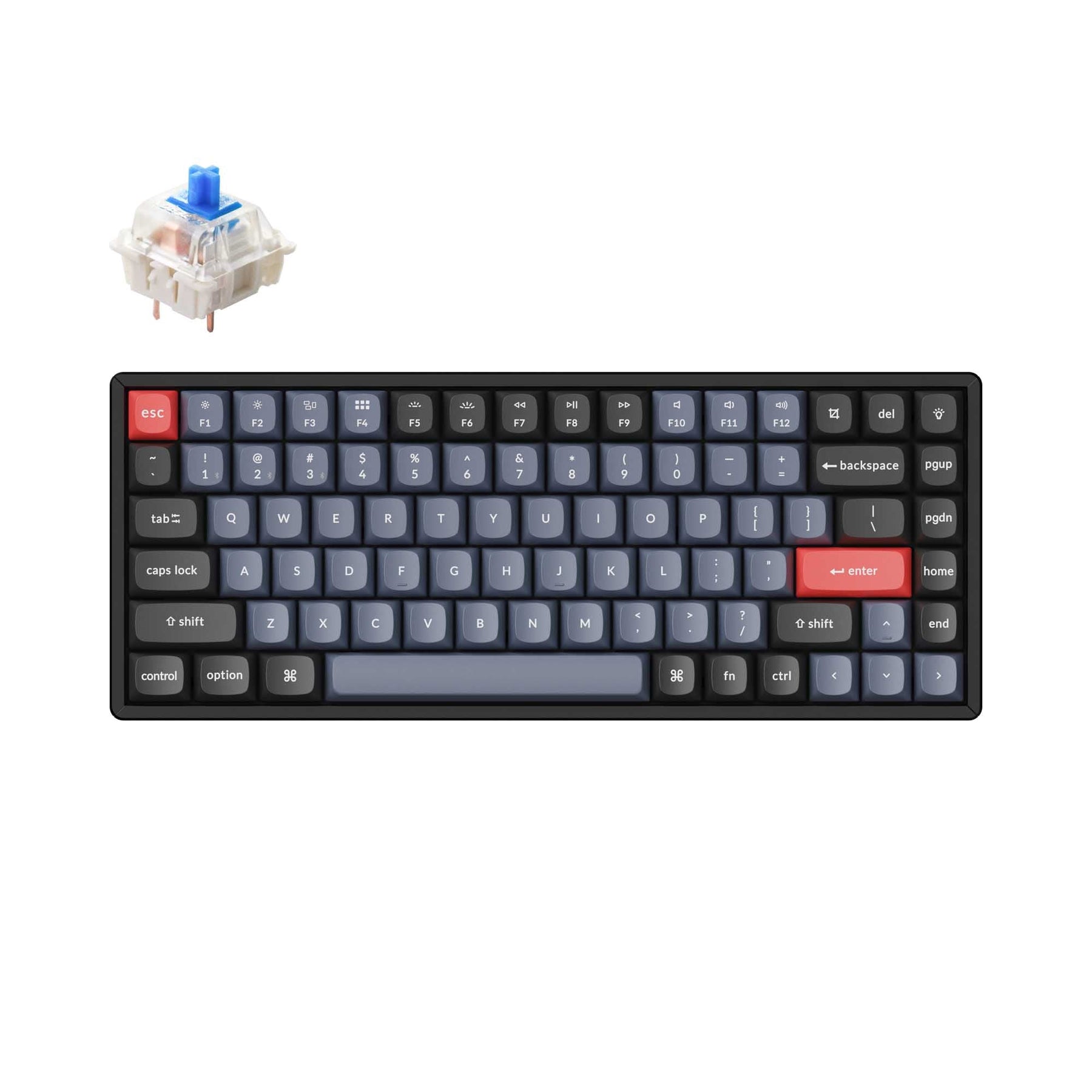 Keychron K2 Pro QMK/VIA Wireless Mechanical Keyboard (US ANSI Layout)