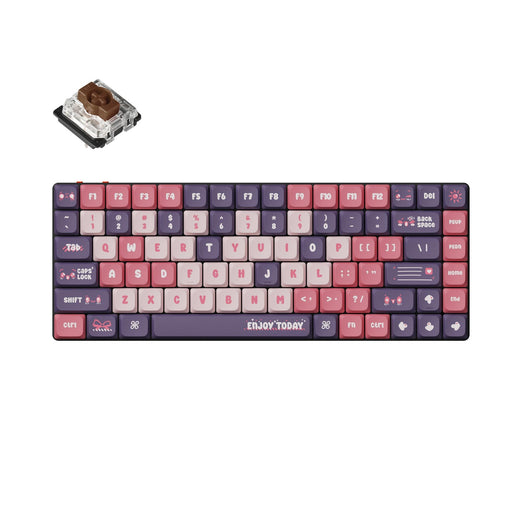 Keychron K3 Pro QMK/VIA ultra-slim custom mechanical keyboard 75% layout special edition for Mac Windows Linux low-profile Gateron brown