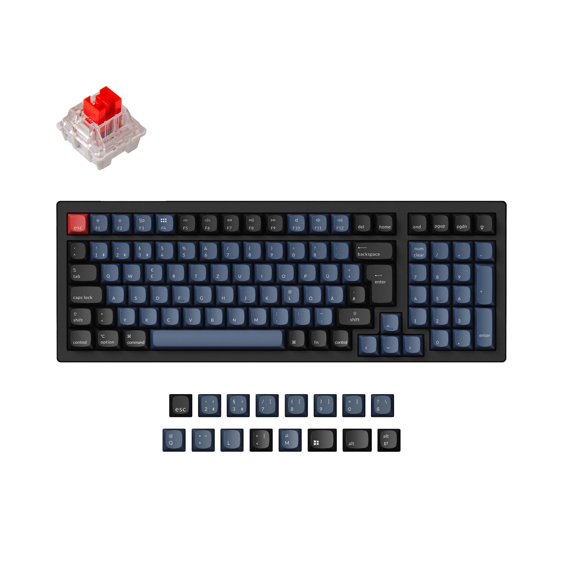 Keychron K4 Pro QMK/VIA Wireless Mechanical Keyboard ISO Layout Collection