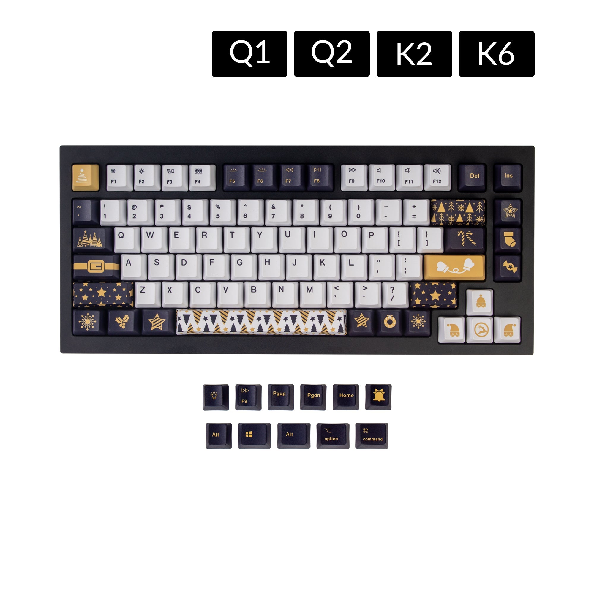 OEM-Dye-Sub-PBT-Tastenkappen-Set – Weihnachtsgeschenk