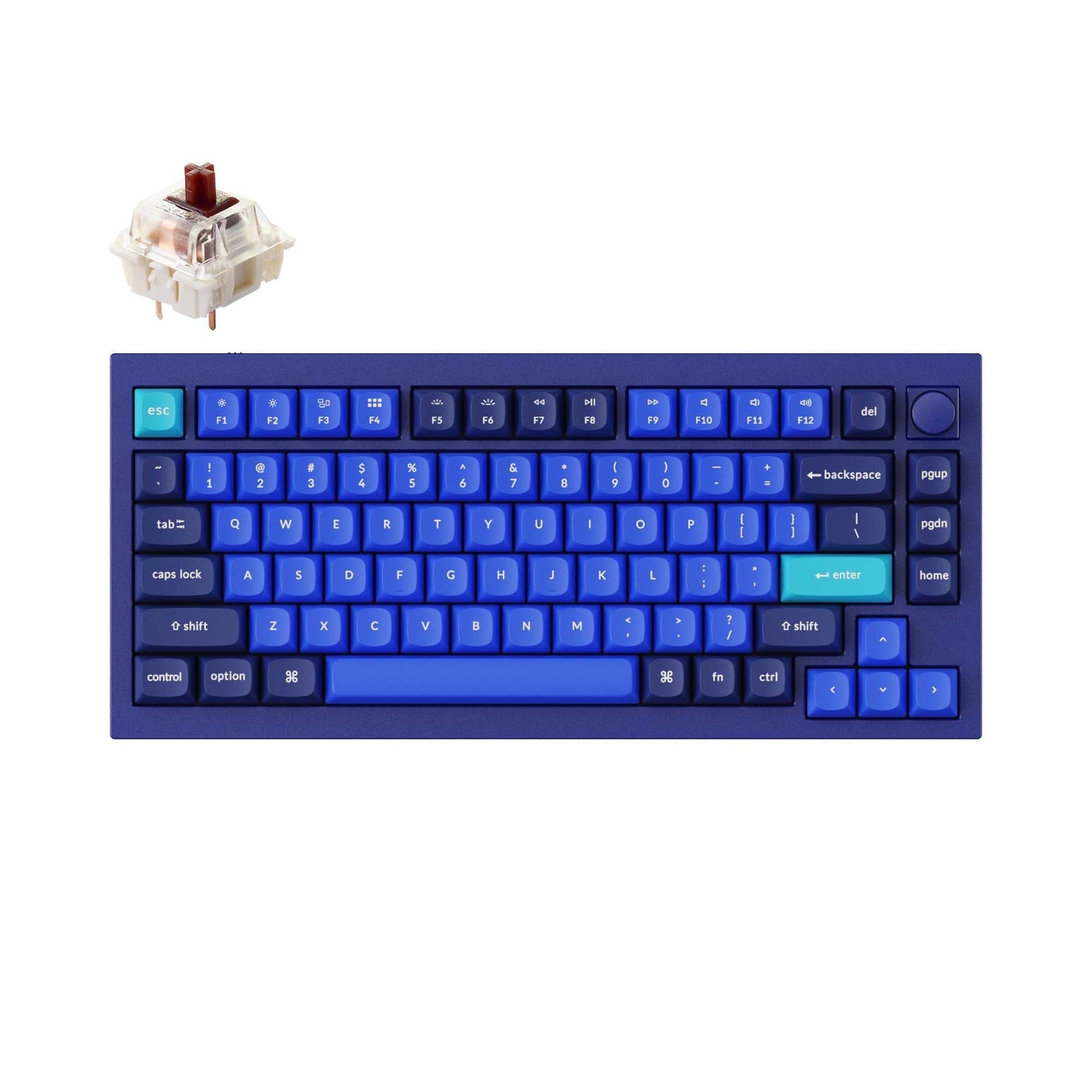 Keychron Q1 QMK Custom Mechanical Keyboard (US ANSI Layout) - Version 2