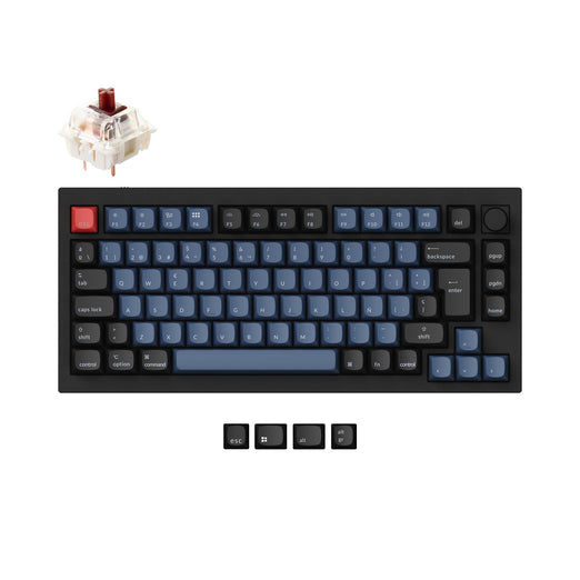 Keychron Q1 QMK Custom Mechanical Keyboard ISO Layout Collection