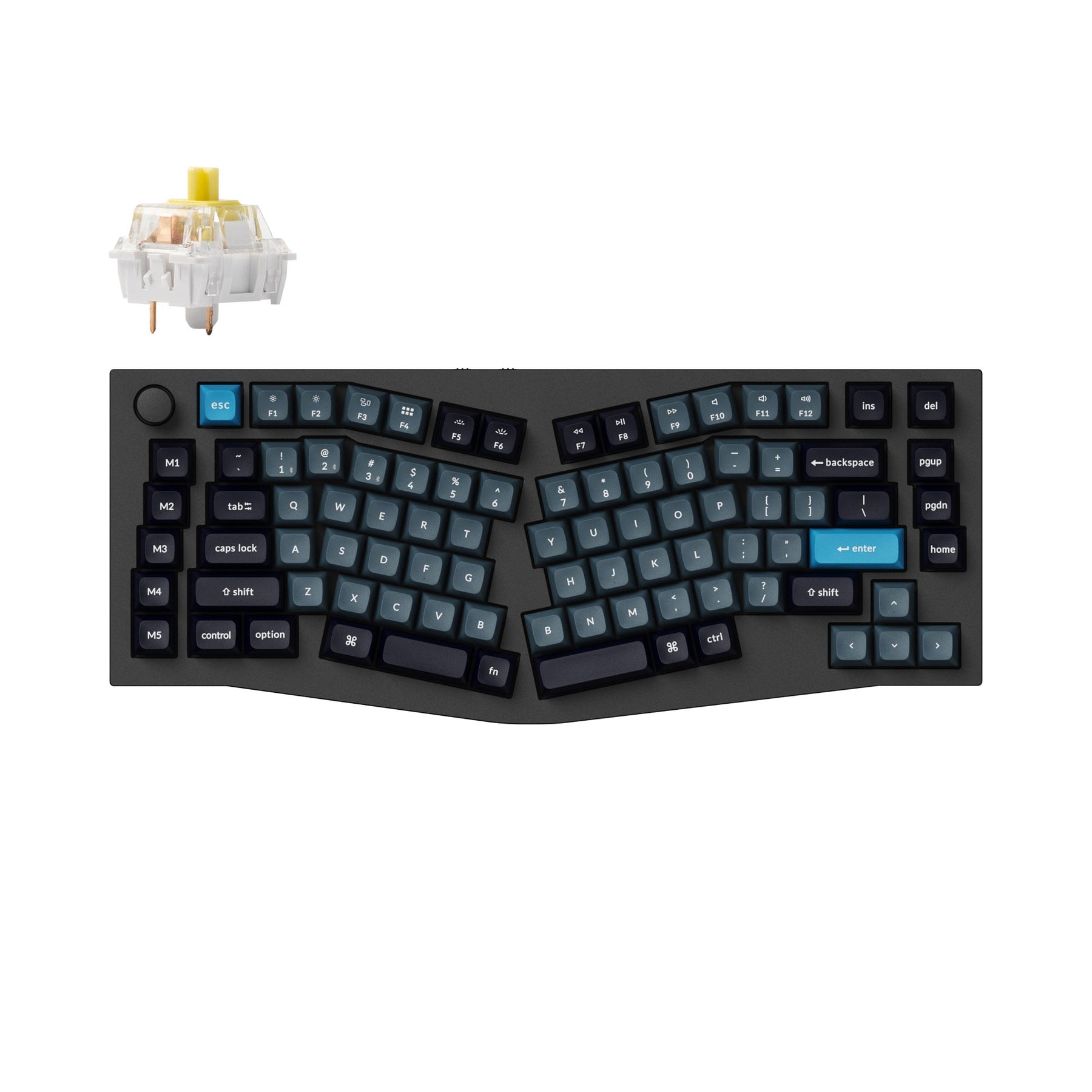 Keychron Q10 Pro (Alice Layout) QMK/VIA Wireless Custom Mechanical Keyboard (US Layout)