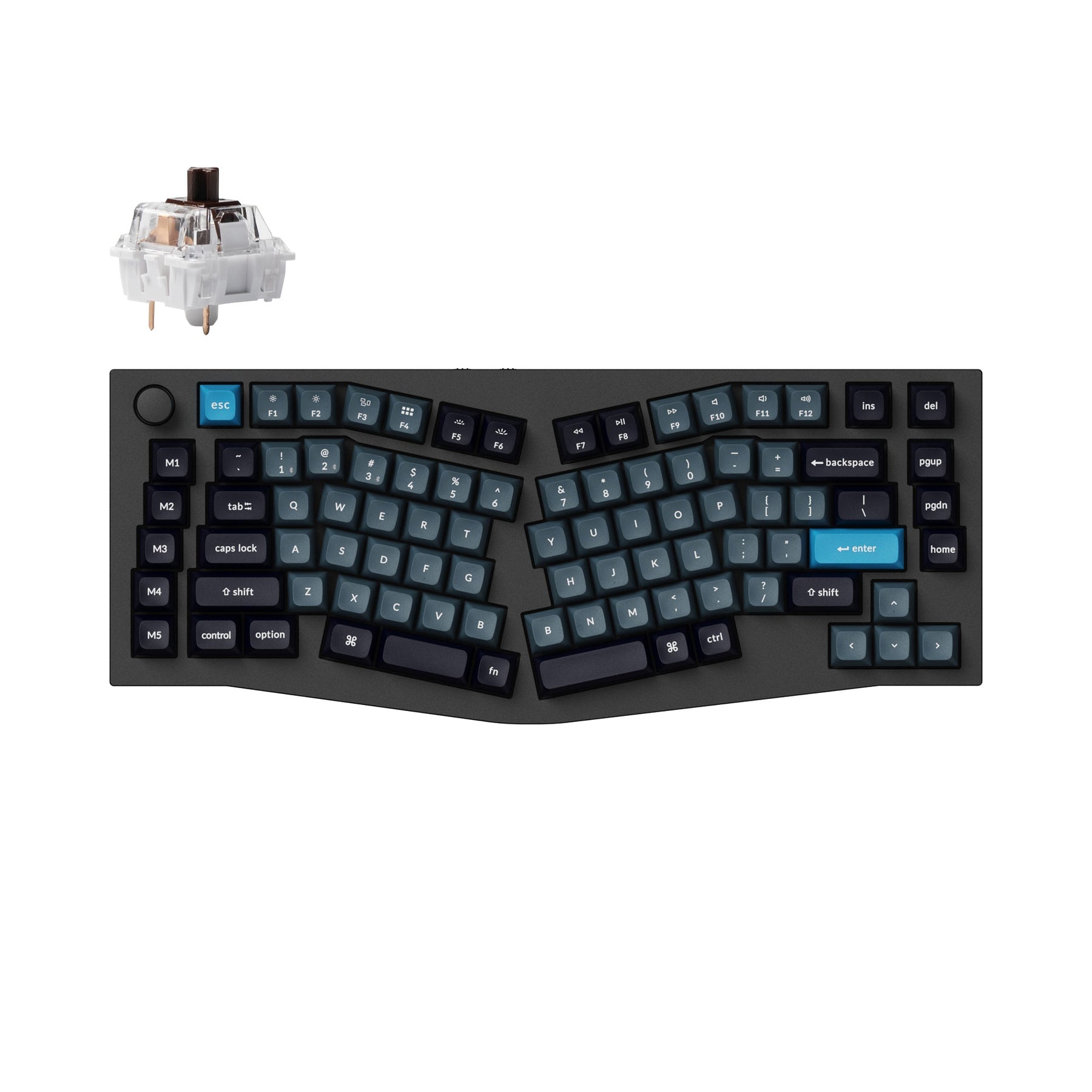 Keychron Q10 Pro (Alice Layout) QMK/VIA Wireless Custom Mechanical Keyboard (US Layout)