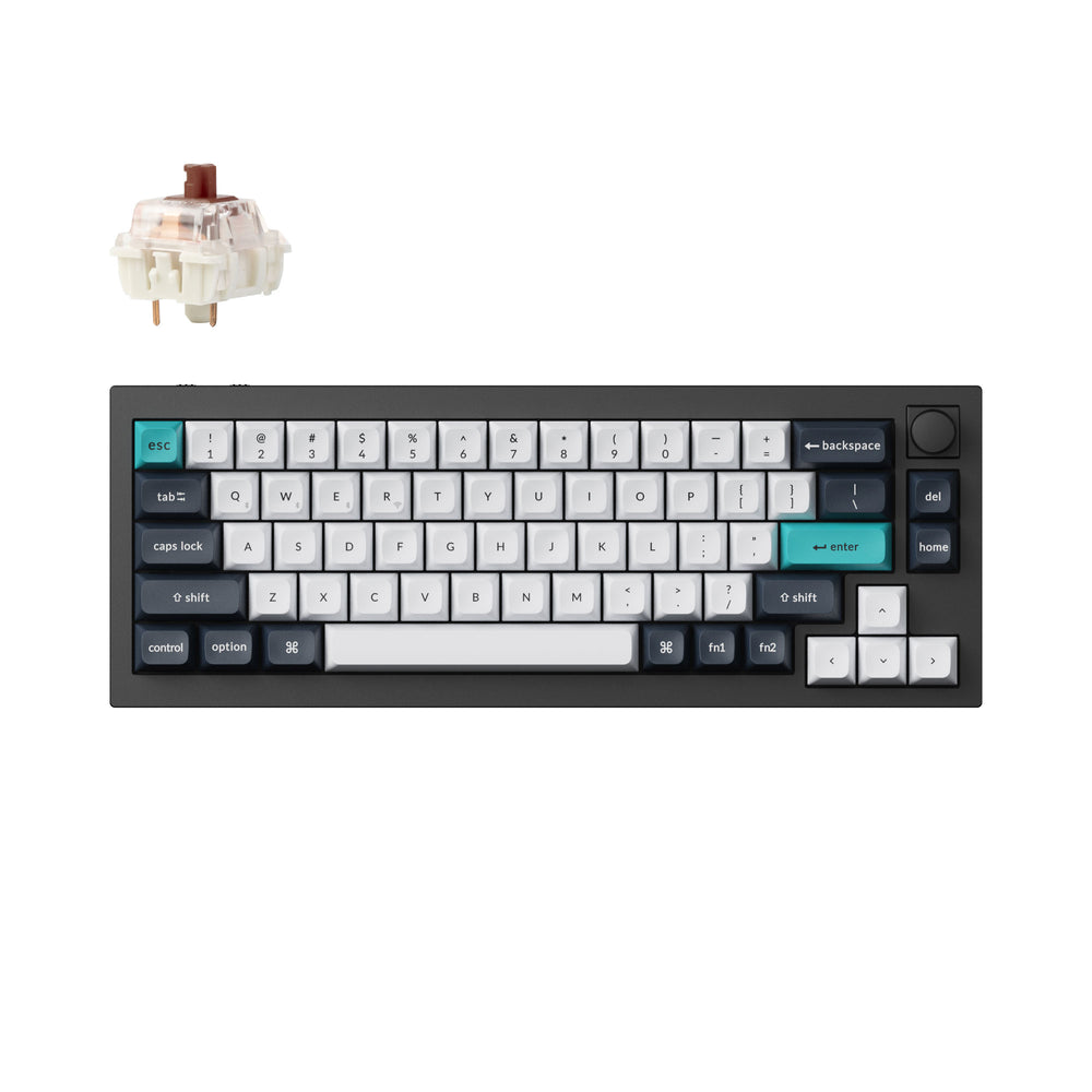 Keychron Q2 Max QMK/VIA kabellose, individuell anpassbare mechanische Tastatur (US ANSI-Layout)