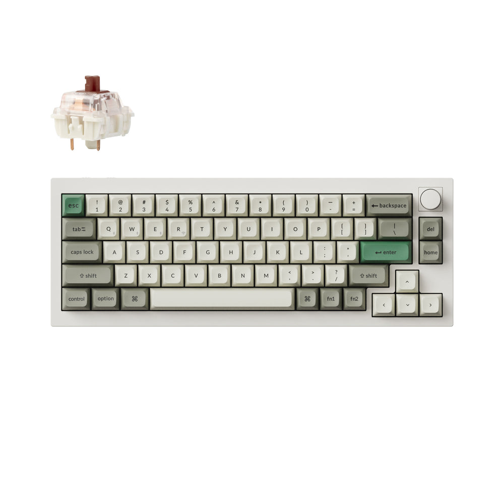 Keychron Q2 Max QMK/VIA kabellose, individuell anpassbare mechanische Tastatur (US ANSI-Layout)