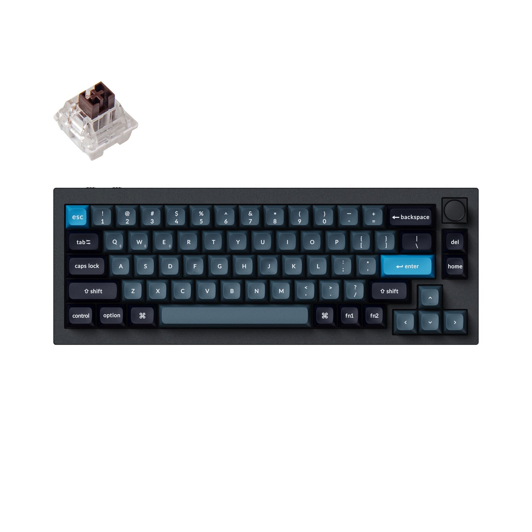 Keychron Q2 Pro QMK/VIA Wireless Custom Mechanical Keyboard (US Layout)