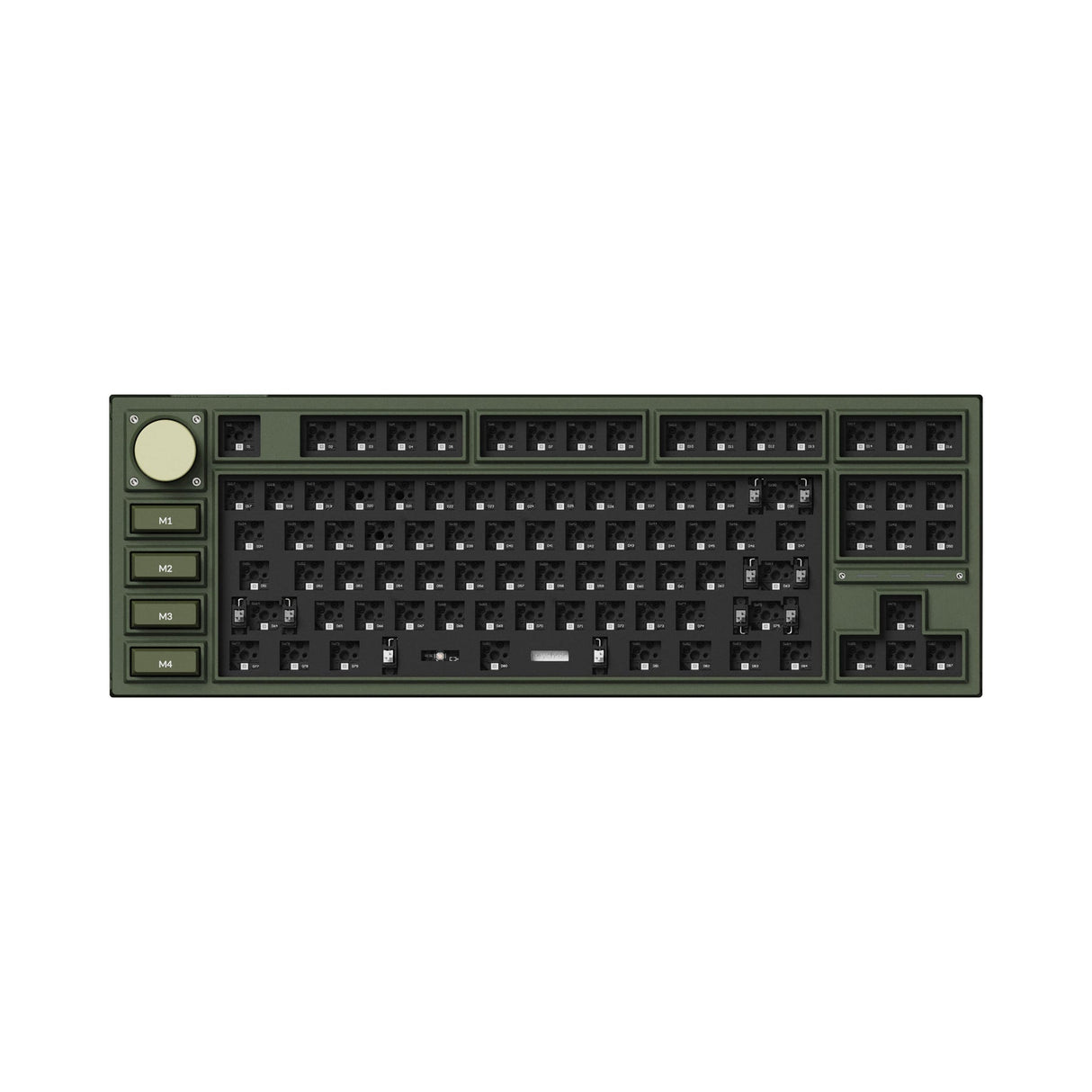 Keychron Q3 Pro QMK/VIA kabellose, individuell anpassbare mechanische Tastatur (US-Layout)