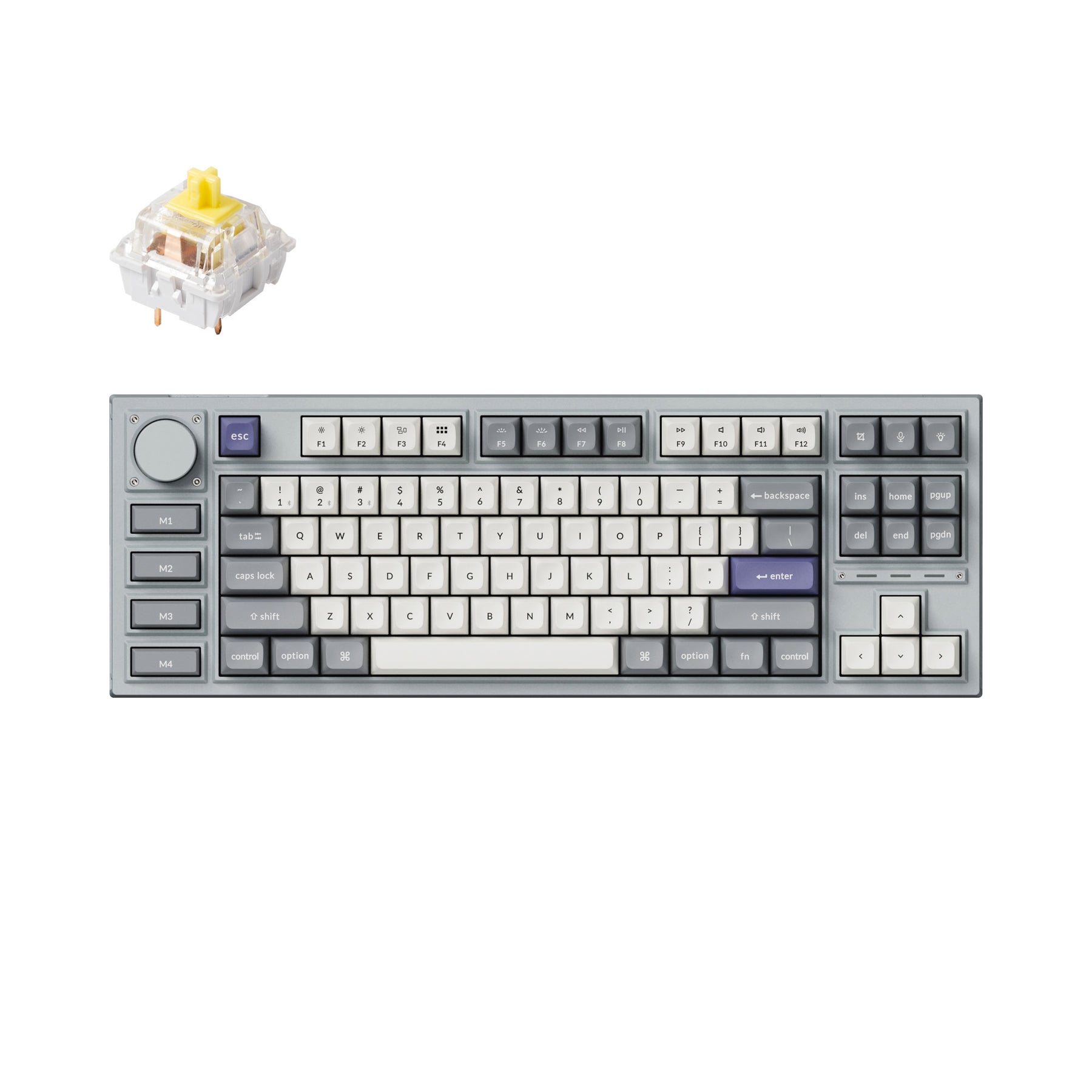 Keychron Q3 Pro QMK/VIA Wireless Custom Mechanical Keyboard (US Layout)