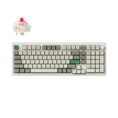 Keychron Q5 Max QMK/VIA Kabellose, individuell anpassbare mechanische Tastatur (US ASIN Tastatur)
