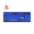 Keychron Q5 QMK VIA custom mechanical keyboard 1800 compact 96 percent layout full aluminum blue frame knob for Mac Windows RGB backlight with hot swappable Gateron G Pro switch red