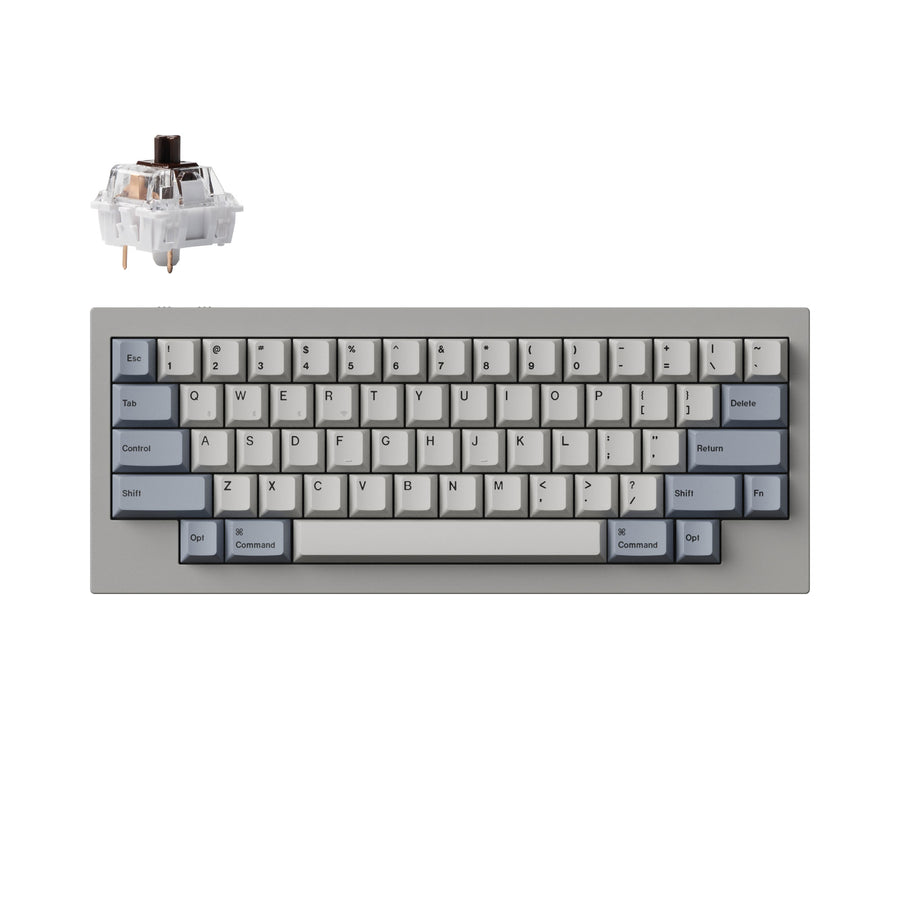 Keychron Q60 Max QMK/VIA Kabellose, individuell anpassbare mechanische Tastatur (US-Layout)