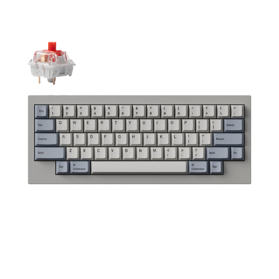 Keychron Q60 Max QMK/VIA Kabellose, individuell anpassbare mechanische Tastatur (US-Layout)