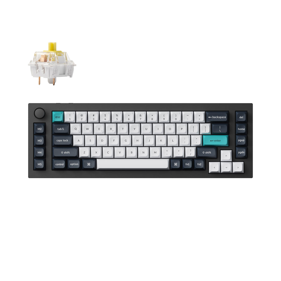 Keychron Q65 Max QMK/VIA Kabellose benutzerdefinierte mechanische Tastatur (US-Layout)