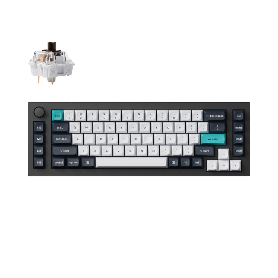 Keychron Q65 Max QMK/VIA Kabellose benutzerdefinierte mechanische Tastatur (US-Layout)