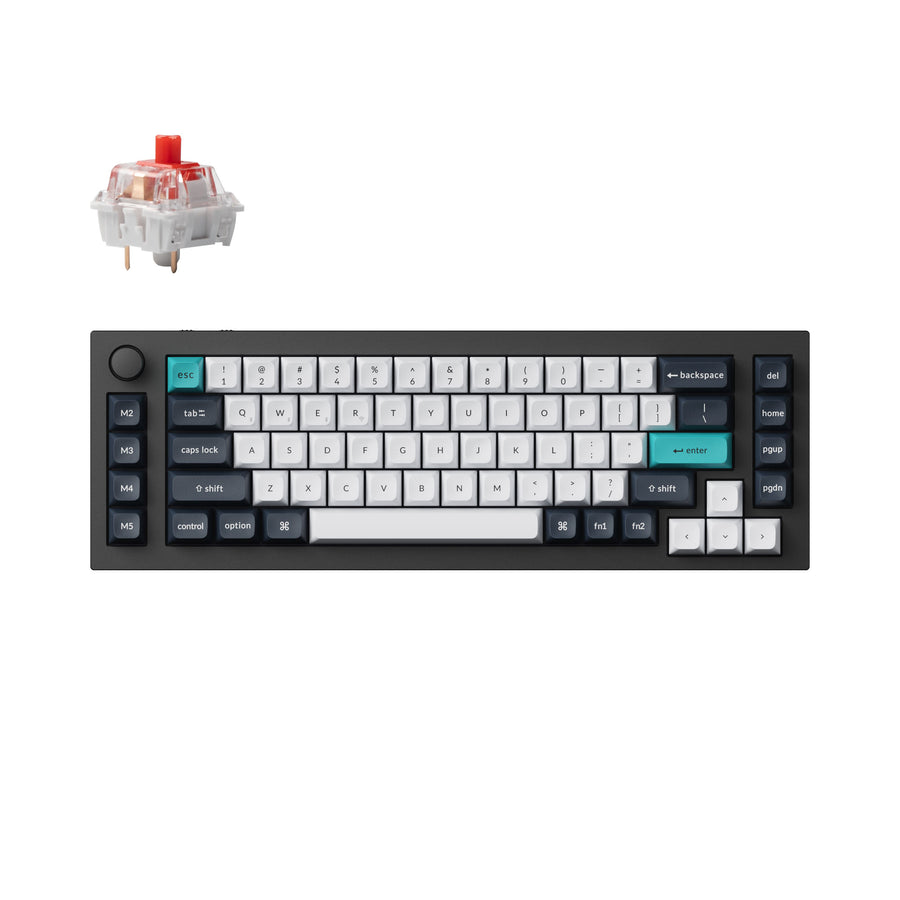 Keychron Q65 Max QMK/VIA Kabellose benutzerdefinierte mechanische Tastatur (US-Layout)