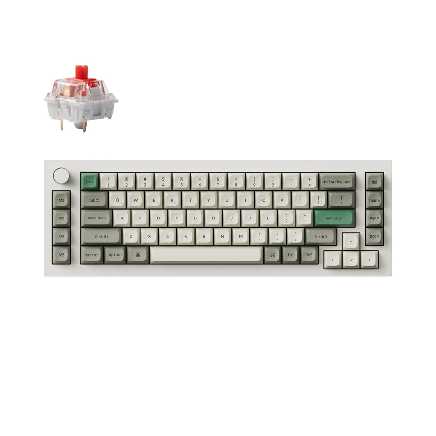 Keychron Q65 Max QMK/VIA Kabellose benutzerdefinierte mechanische Tastatur (US-Layout)