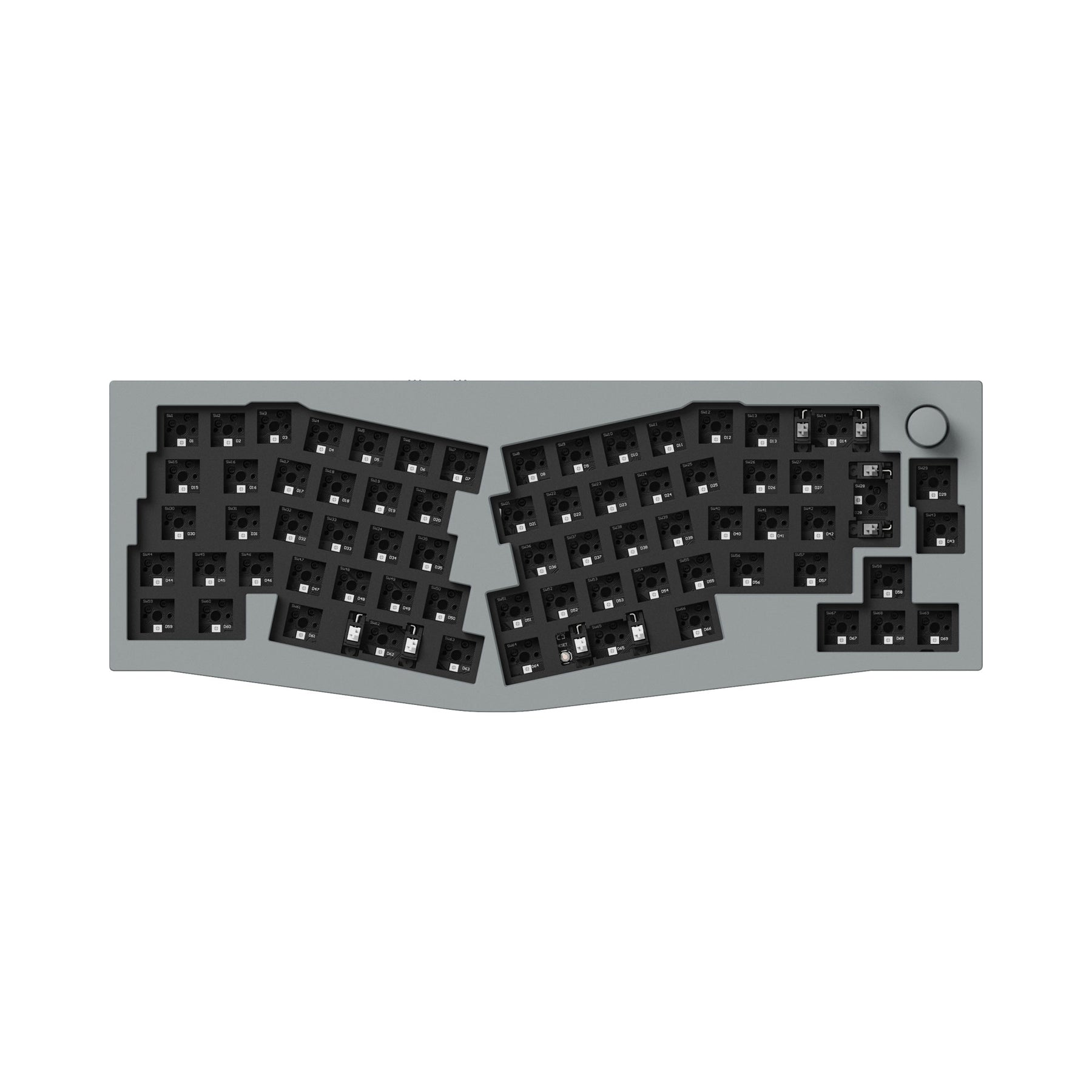 Keychron Q8 Pro (Alice Layout) QMK/VIA Wireless Custom Mechanical Keyboard (US Layout)