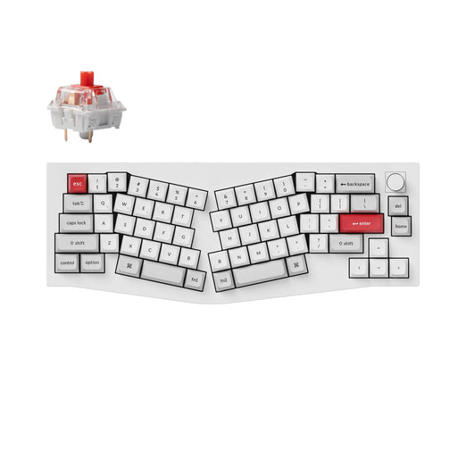 Keychron Q8 Pro (Alice Layout) QMK/VIA Wireless Custom Mechanical Keyboard (US Layout)