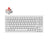 Keychron V1 QMK VIA custom mechanical keyboard 75% layout shell white for Mac Window Linux fully assembled Keychron K Pro red