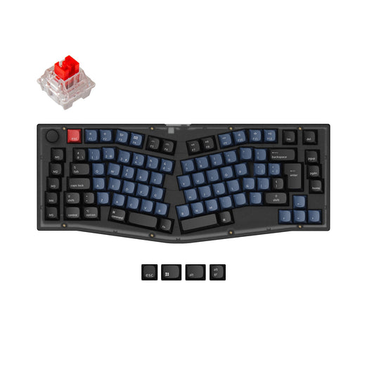 Keychron V10 (Alice Layout) QMK Custom Mechanical Keyboard ISO Layout Collection