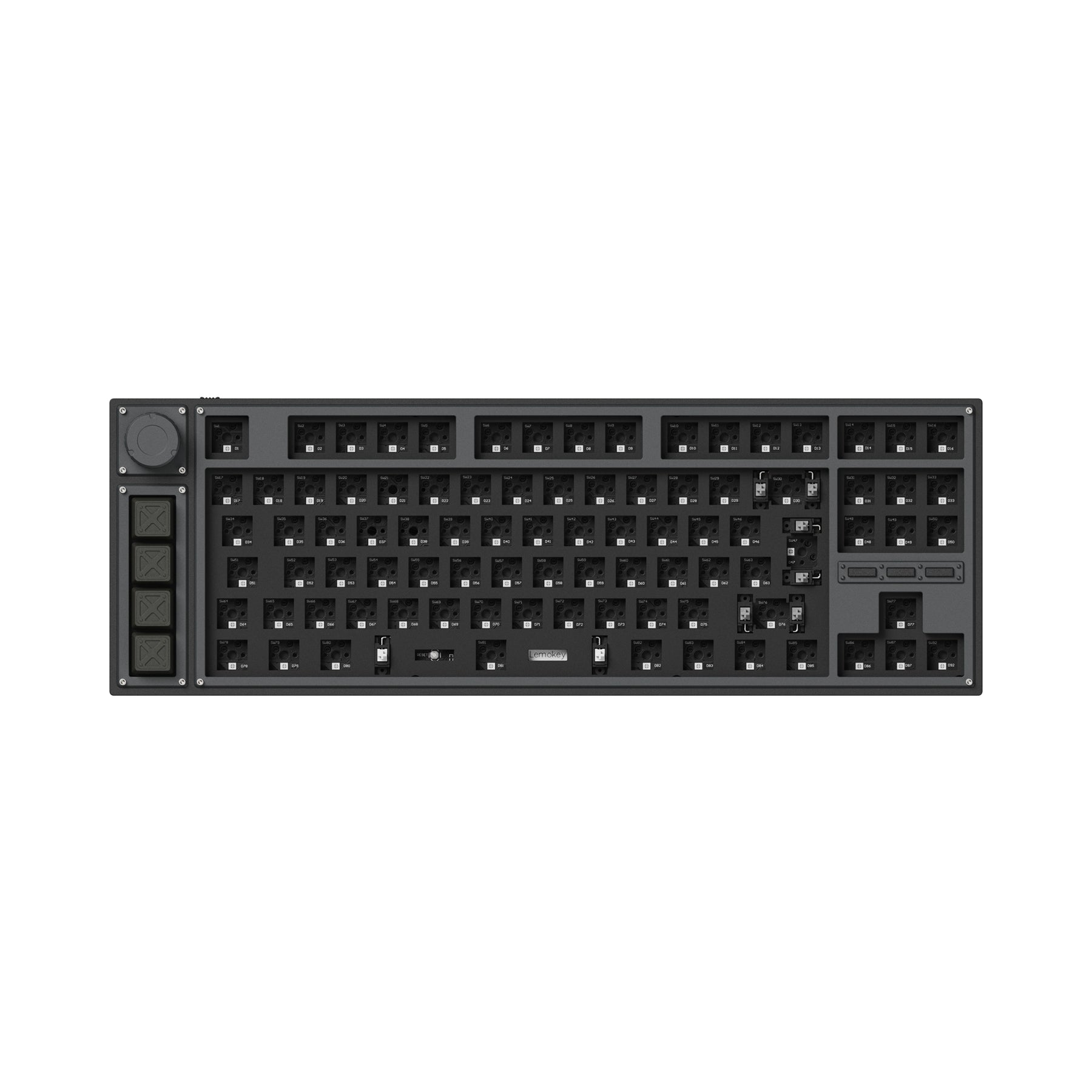 Lemokey L3 QMK/VIA Wireless Custom Mechanical Keyboard (US Layout)