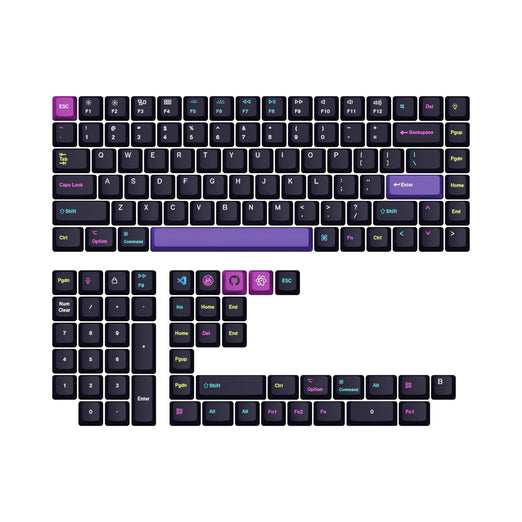 OEM Dye-Sub PBT keycap set full set developer 