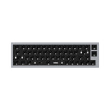 Keychron Q9 QMK/VIA custom mechanical keyboard 40 percent layout full aluminum body for Mac Windows Linux barebone frame grey