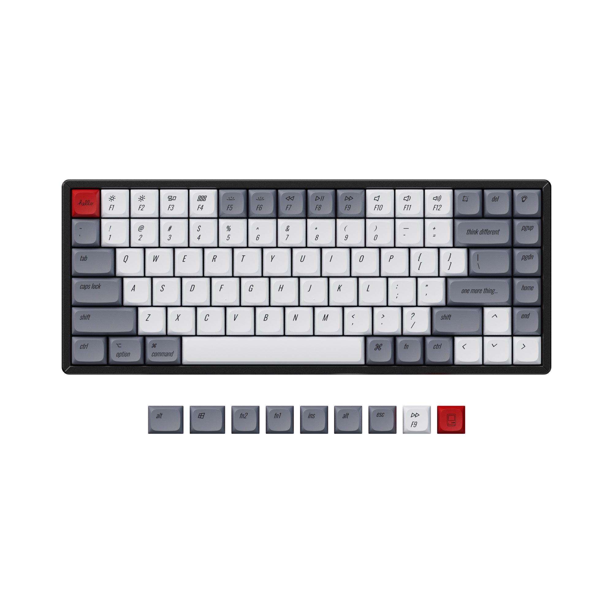 Keychron XDA Profile PBT Retro-Tastenkappen-Set