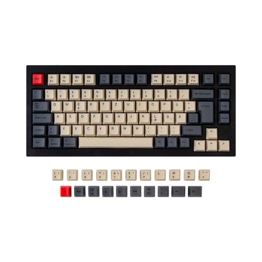 ISO Q1 & Q1 Pro & V1 & K2 & K2 Pro OEM Dye-Sub PBT Tastenkappen-Set - Carbon