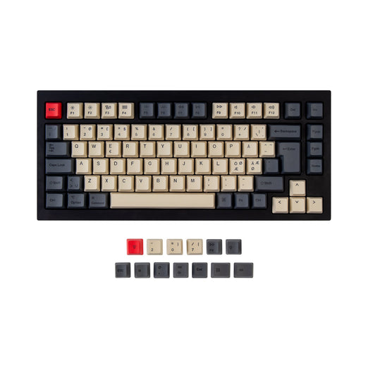 ISO Q1 & Q1 Pro & V1 & K2 & K2 Pro OEM Dye-Sub PBT Tastenkappen-Set - Carbon