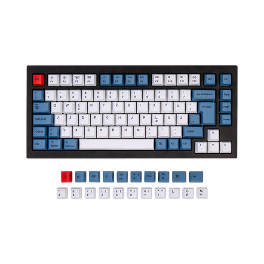 ISO Q1 & Q1 Pro & V1 & K2 & K2 Pro OEM Dye-Sub PBT Tastenkappen-Set – Blau