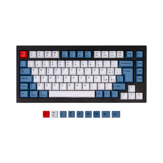 ISO Q1 & Q1 Pro & V1 & K2 & K2 Pro OEM Dye-Sub PBT Tastenkappen-Set – Blau