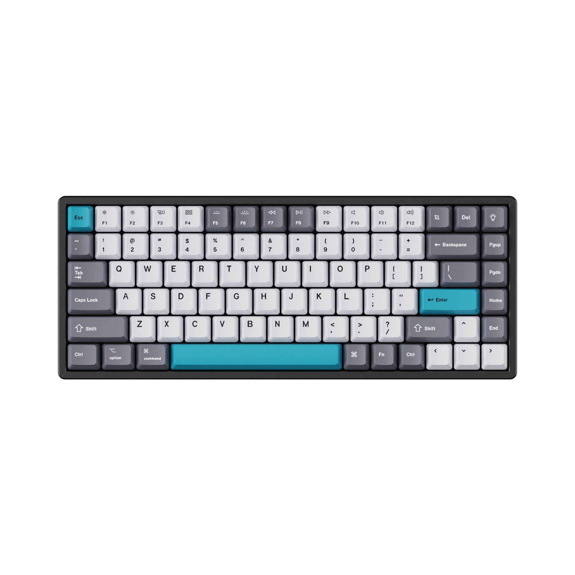 OEM Dye-Sub PBT Tastenkappen-Set - Grau Weiß Blau