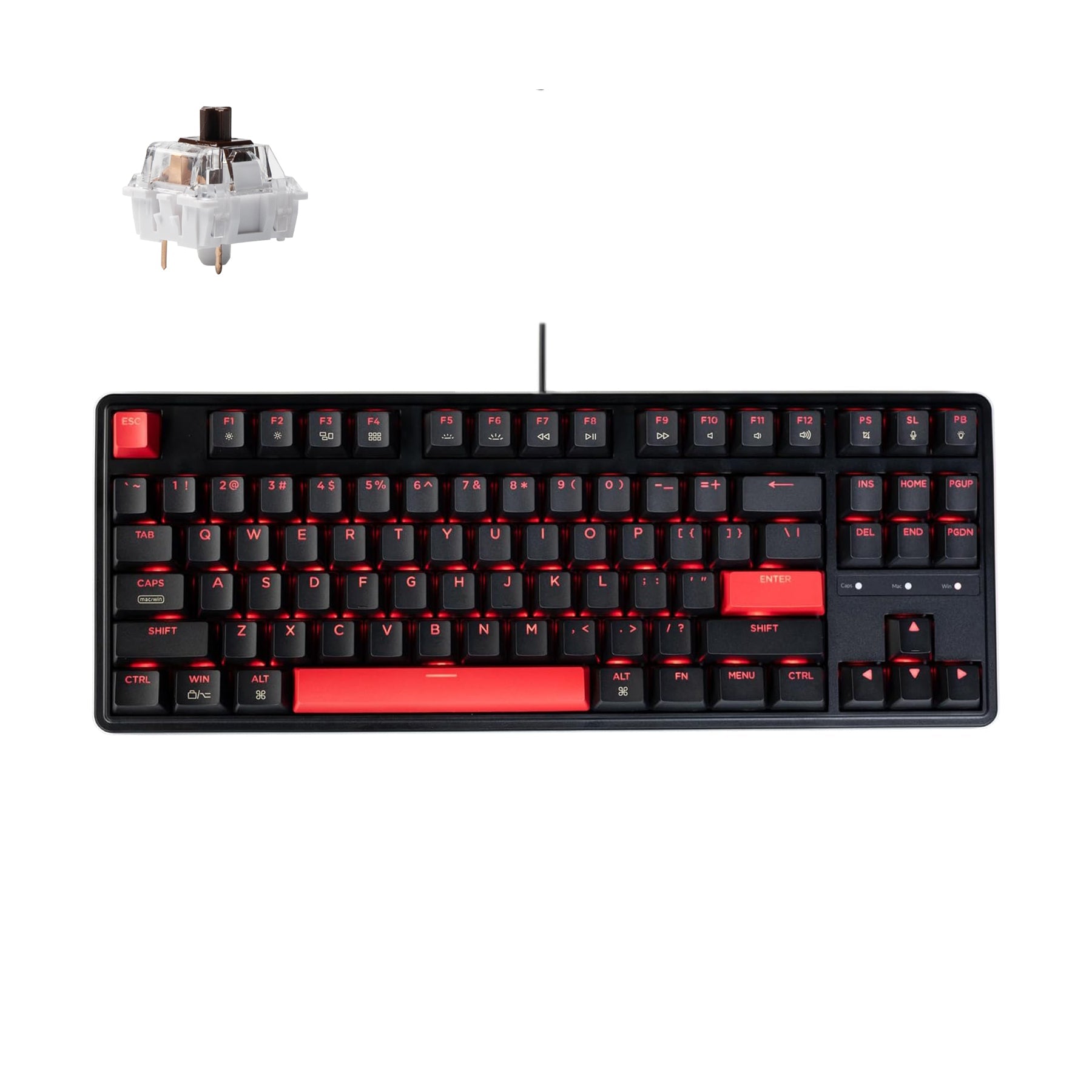 Keychron C3 Pro QMK/VIA Wired Mechanical Keyboard (US Layout)