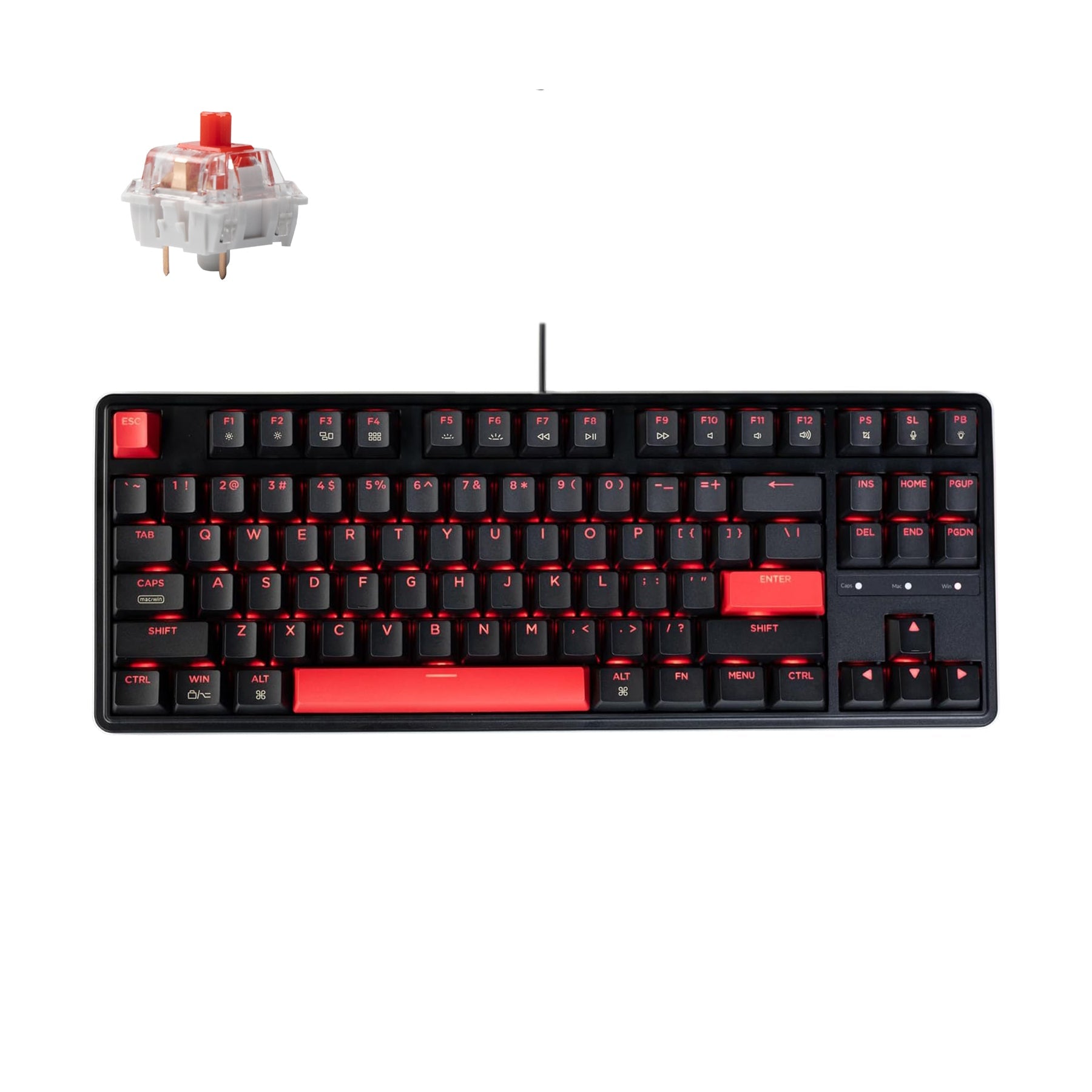 Keychron C3 Pro QMK/VIA Wired Mechanical Keyboard (US Layout)