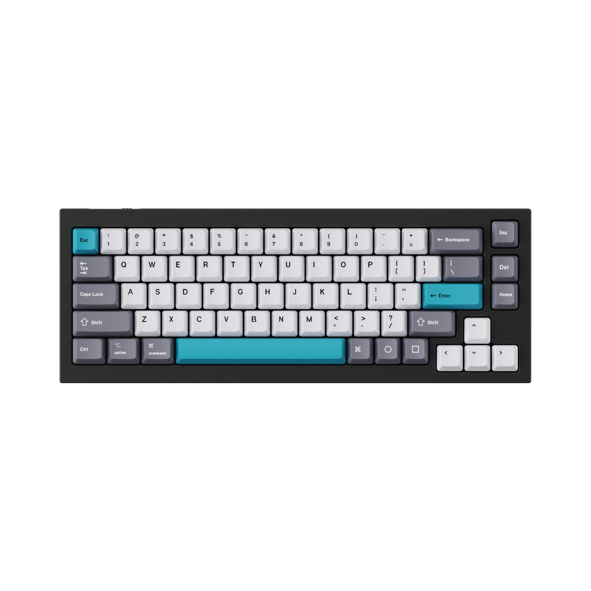 OEM Dye-Sub PBT Tastenkappen-Set - Grau Weiß Blau